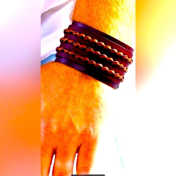 🔥💪🏼🔥 MEN❗️ PAPARAZZI “WESTERN TWIST” BROWN URBAN BRACELET❗️🔥💪🏼🔥 - Picture 4 of 5